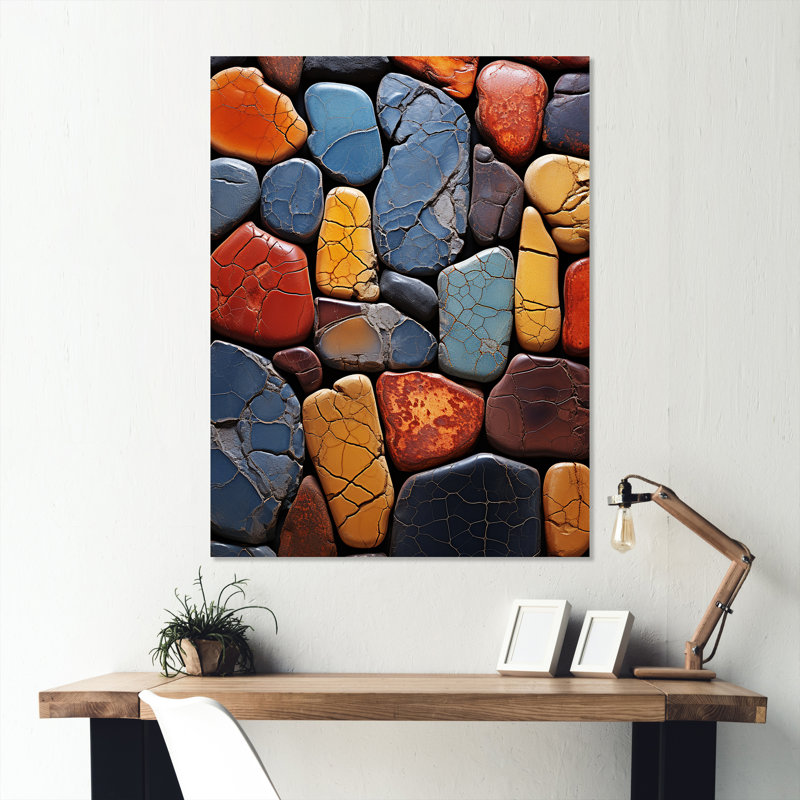 Mystical Aura Stone For Spa - Spiritual Stone, art mural en métal, H 40 po x l 30 po x P 1,5 po
