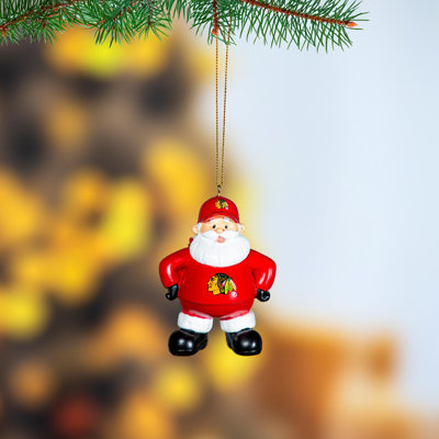 Coach Santa Ornament, Chicago Blackhawks