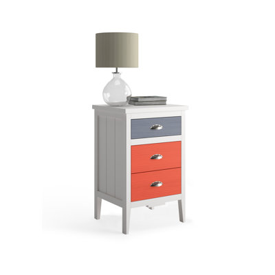 Qualls 45cm W Particle Board / Chipboard Bedside Table