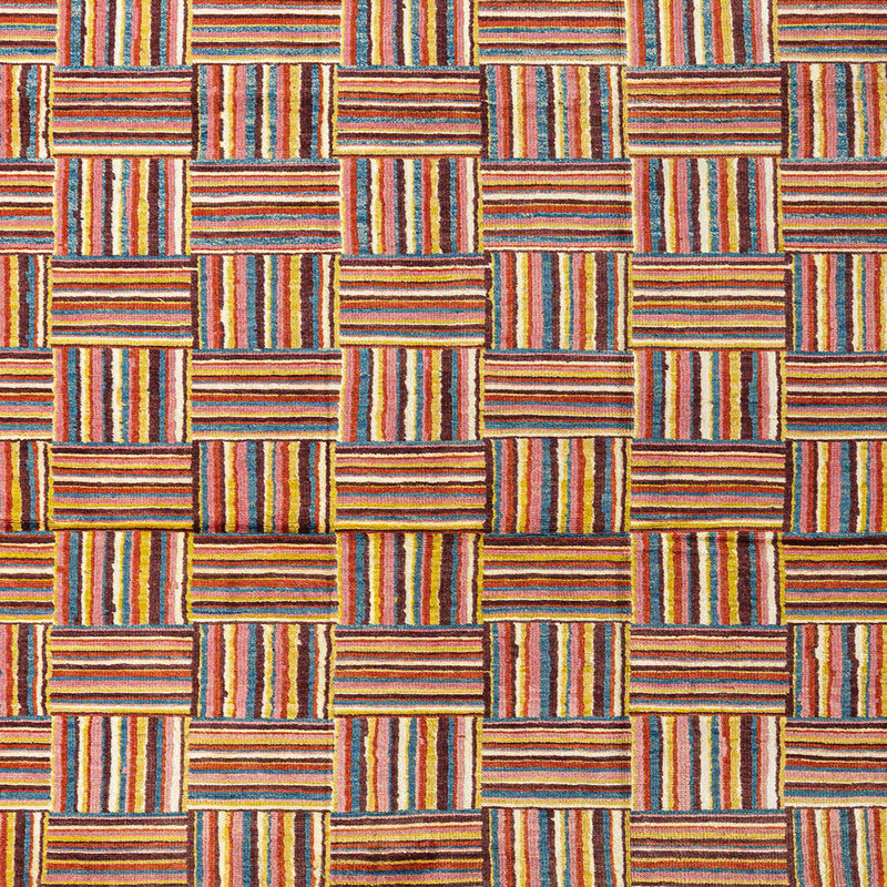Abstract Indoor Rug, Square 5'