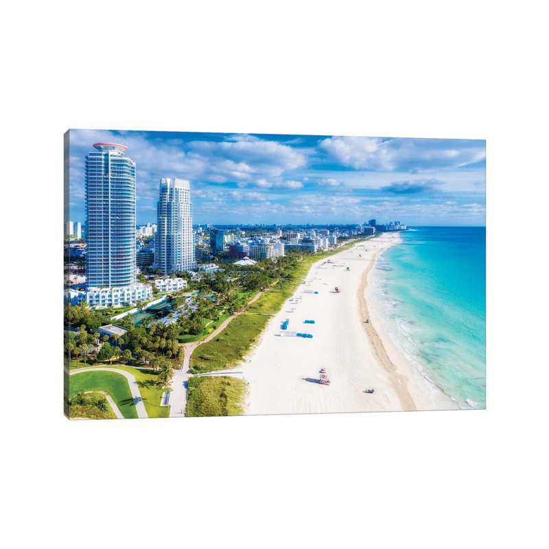 Miami Beach Florida by Susanne Kremer - Print on Canvas, Wrapped Canvas, 66.04 cm H x 45.72 cm W x 1.91 cm D