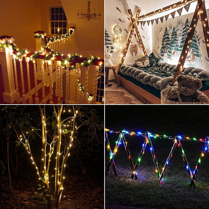 Waterproof 8 Modes Multicolor Twinkle Light