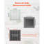 La grille de retour de filtre à air convient aux grilles de filtre à ouverture de conduit de l 20 po x H 20 po-112579265