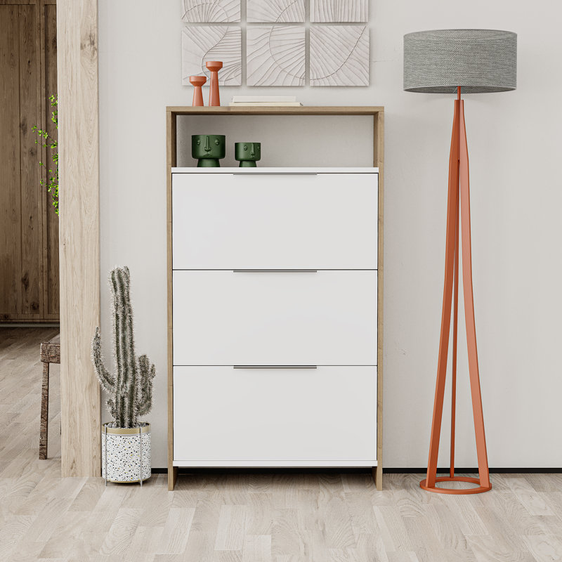 Shoe Storage Cabinet, Brown
