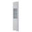 Multi-Functional Corner Cabinet Tall Bathroom Storage Cabinet with Two Doors and Adjustable Shelves, Open Shelf-524798872