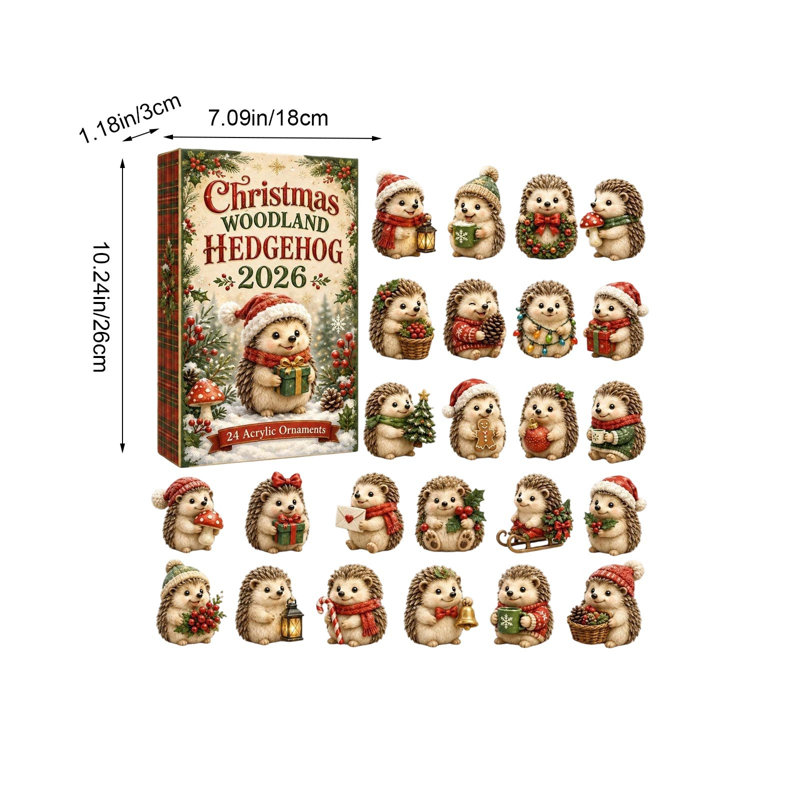 Décorations de Noël, calendrier de l'Avent, boîte surprise, compte à rebours de 24 jours, cadeau créatif pour les fêtes, B