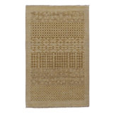 Abstract Area Rug in Cream