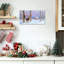 Abhinaya, décor de scène de renne d'hiver, reproduction de photos de grange rouge pour le salon, la chambre à coucher, la cuisine, prête à être suspendue, 12 po x 24 po-49505489