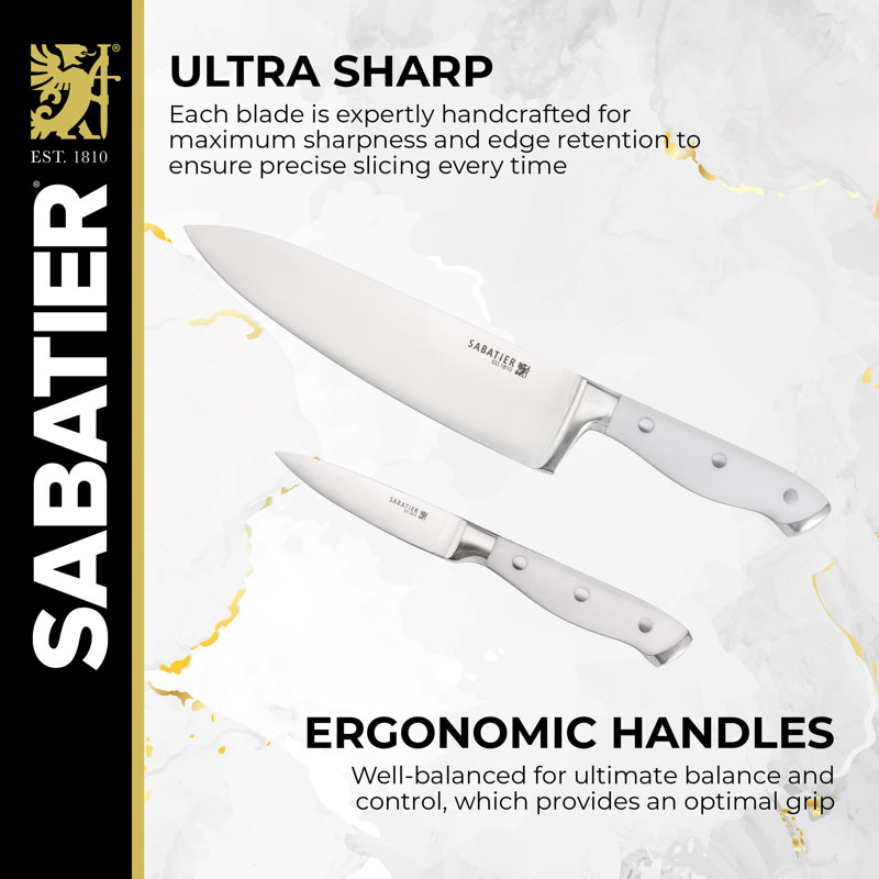 Sabatier 18-Piece Forged Triple Rivet Knife Block Set