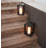 Siroco Portable LED Lantern Lamp with Flame Effect or Static Light, Wireless & Rechargeable Battery