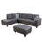 Conred 103.5'' Faux Leather Sofa