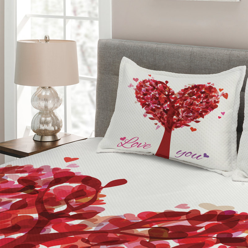 Modern & Contemporary Polyester Coverlet, King Bedspread + 2 Shams