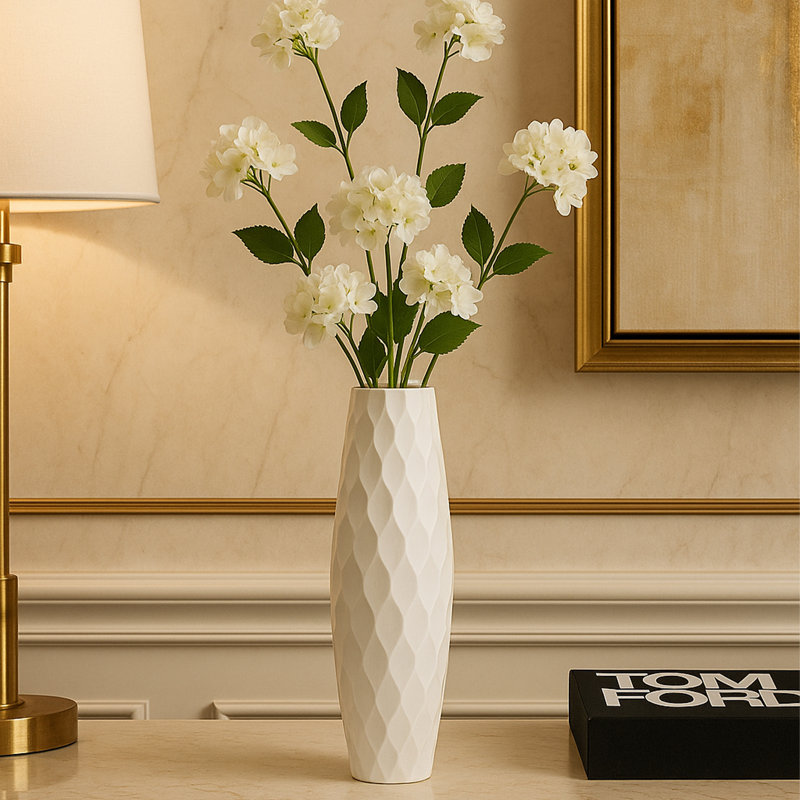 Vase en verre 17 po