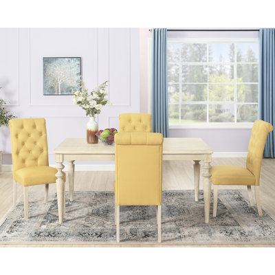 5 Dining Arrangement: Rectangular Table & Chairs : With 4 Comfy Chairs, Brown, Relaxing
