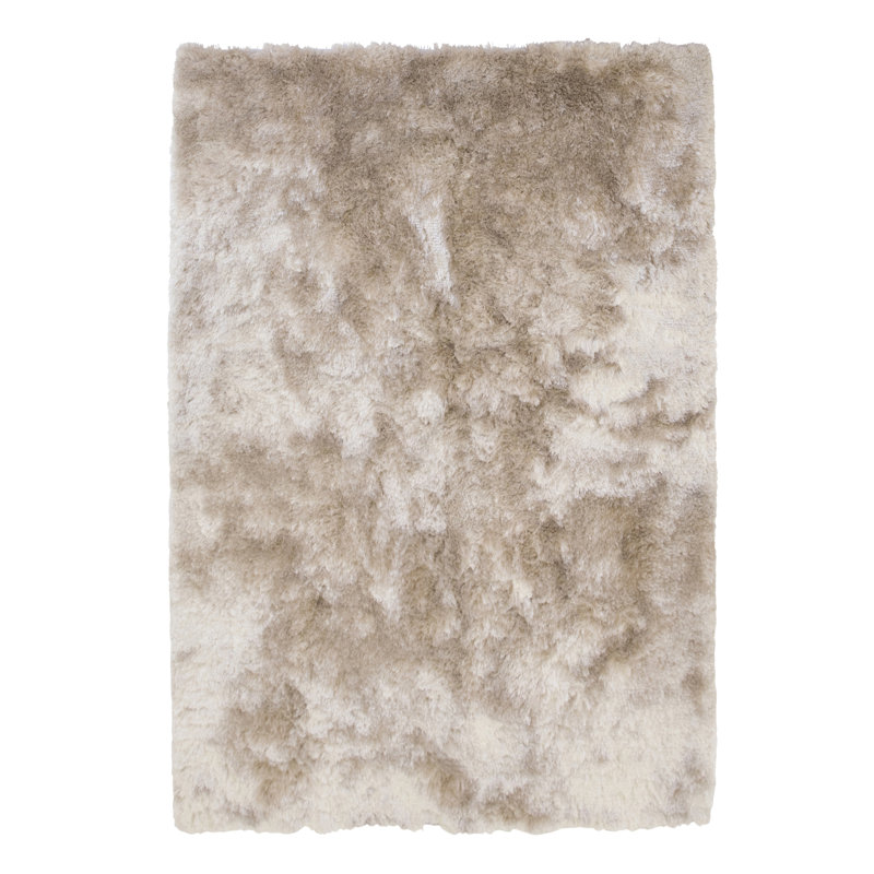 Marina Solid Colour Hand Woven Shag Area Rug, Rectangle 201 x 302cm