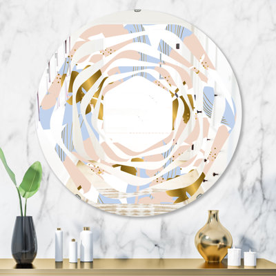 Whirl Foliage XV Glam Wall Mirror