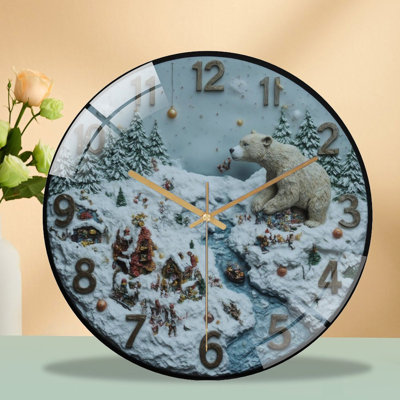 Horloge murale 12 po polaire