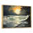 Toile avec cadre flottant or