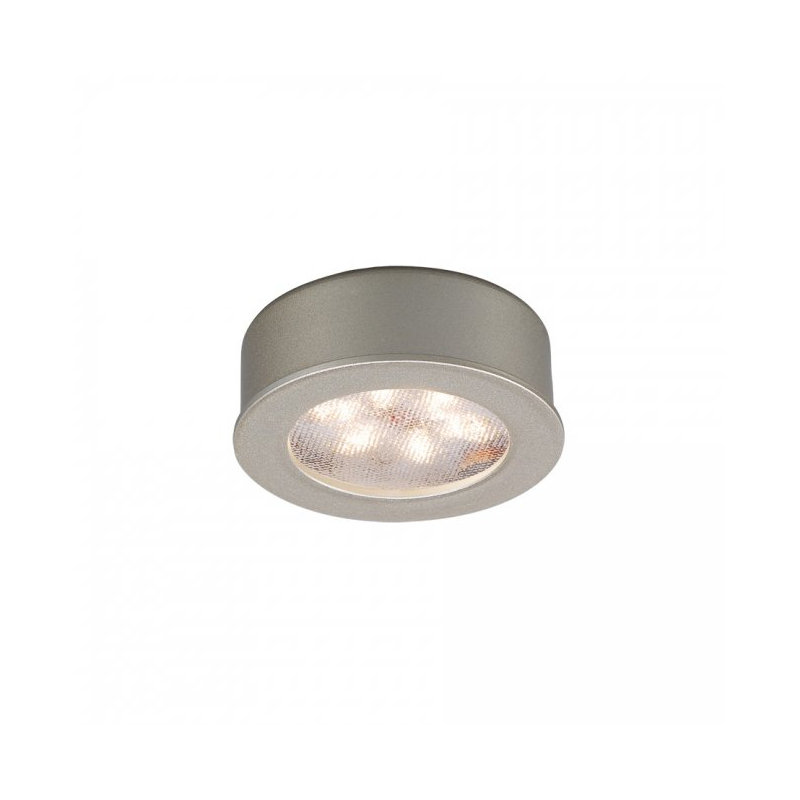 Ensemble d'éclairage encastré LEDme®, Nickel brossé
