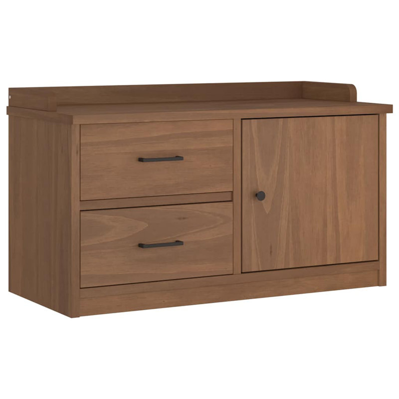 Bepler Shoe Storage Cabinet, Walnut