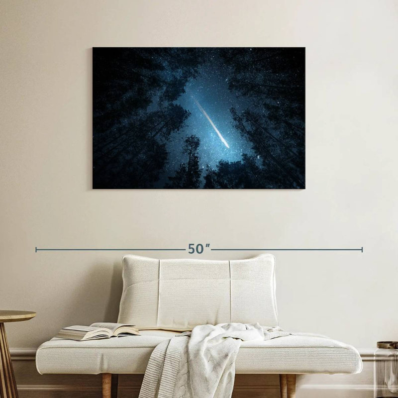 Oberle Comet Over Trees, 26" H x 39" W