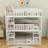 Lexum Twin Size Modern Bunk Bed With Detachable Feature And Rubber Wood-123415613