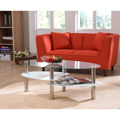 Table basse avec porte-revues