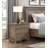 Transitional Nightstand With Hidden Drawer