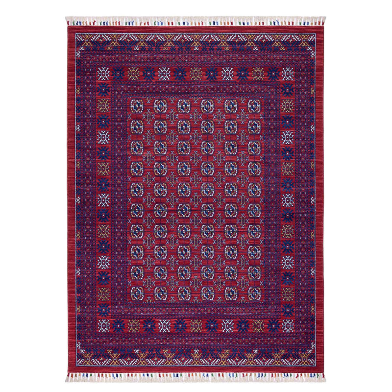 Tapis en laine Leila Gordes, Rectangle 2 pi 8 po x 4 pi 10 po