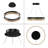 Adyline 1 - Light Matte Black LED Unique/Statement Pendant