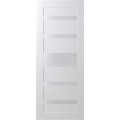 Panneau de porte standard en bois manufacturé et en verre Gina