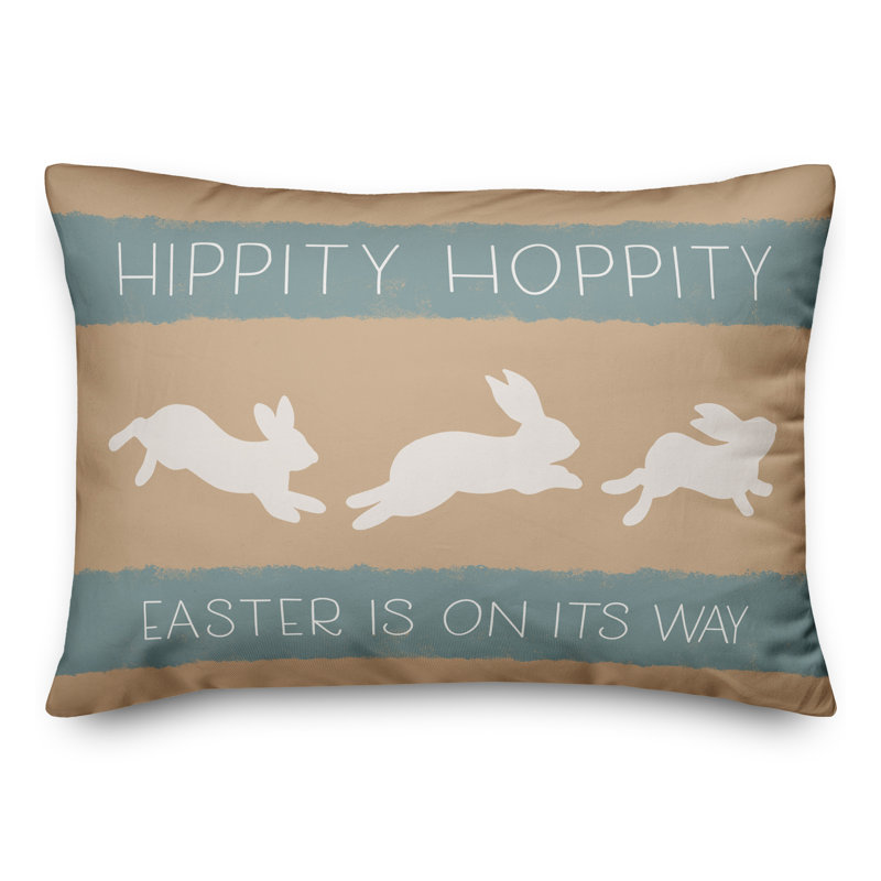 Coussin extérieur Hippity Hoppity Bunnies
