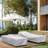 Persei Outdoor Wicker Chaise Lounge with Foldable Side Table-1065458754