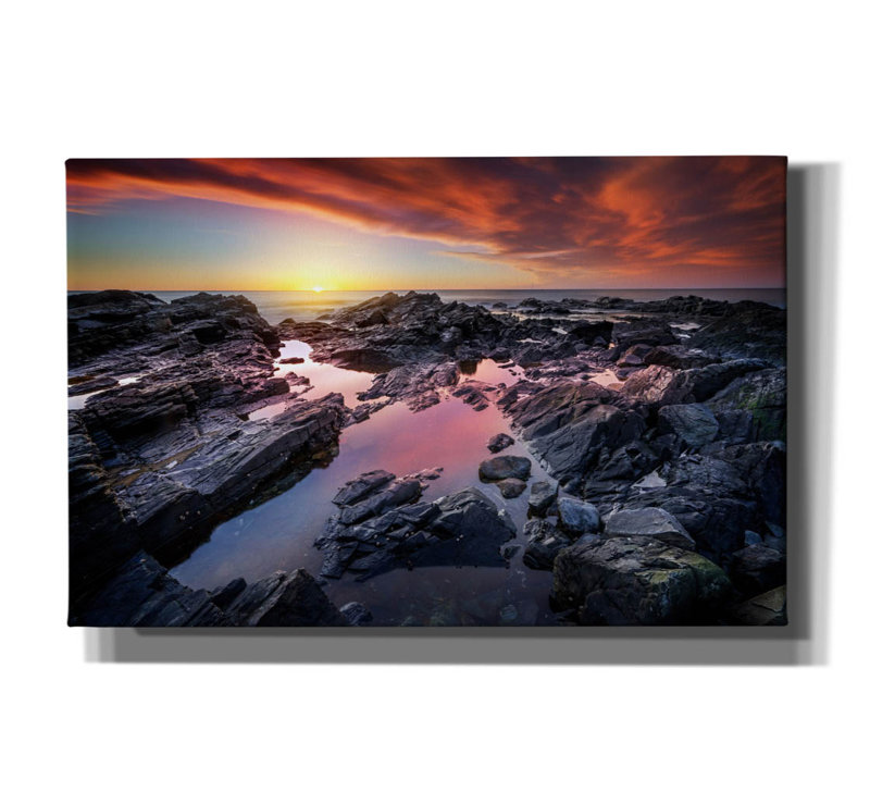 Beachcrest Home 'Still Waters' by Rick Berk Canvas Wall Art, 26" x 18", H 26 po x l 40 po x P 1,5 po