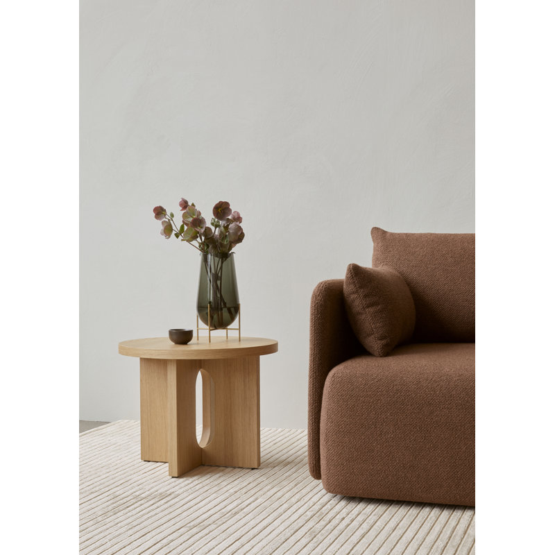 Androgyne End Table, Natural Oak