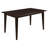 Gianna Cappuccino 5-Piece Rectangular Dining Set