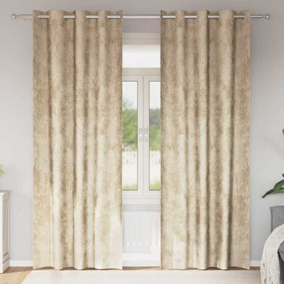Alithia Velvet Room Darkening Curtain Pair
