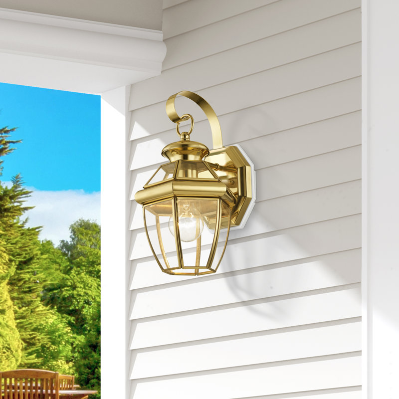 Alexavier Wall Light, Polished Brass