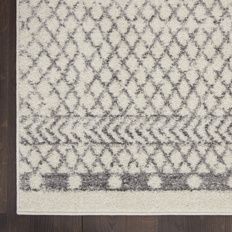 Tapis ivoire scandinave Augusta, Rectangle 1 pi 10 po x 2 pi 10 po
