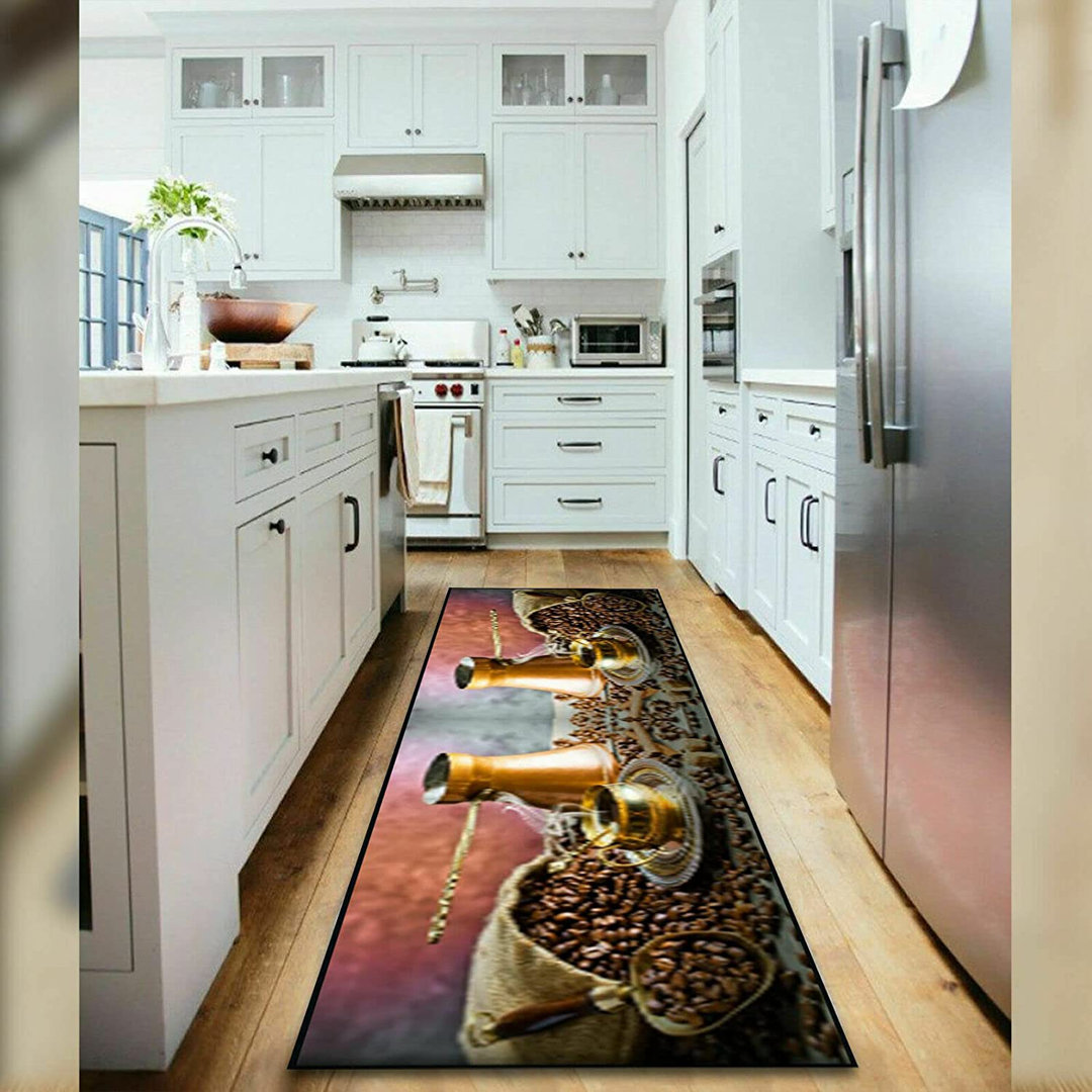 Muaadh Brown/Gold Rug
