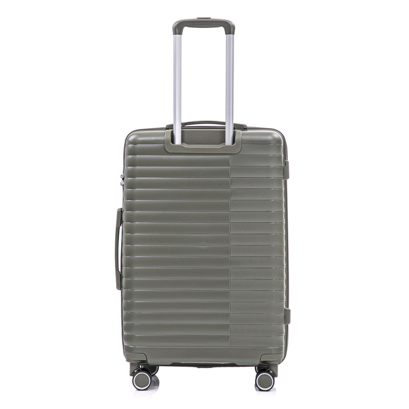 14 "/ 20" / 24 "/ 28" 4 pièces / ensemble dans un bagage à roulettes en PP, une valise de transport, une tringle en fer, une serrure à mot de passe à combinaison, un étui à cosmétiques de 14 po