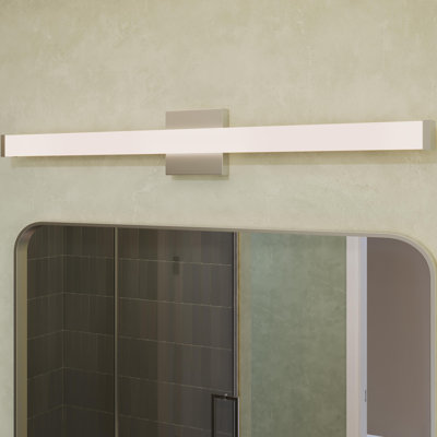 Phase 6.1 Collection 36" 5CCT Integrated LED Brushed Nickel Linear Vanity Light