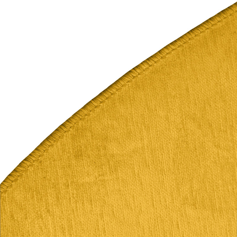 Chenille Striped Indoor Rug, Round 5'