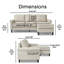 Canapé modulaire réversible avec méridienne Serta Harmon-1259464631-1282876228