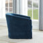 Fauteuil pivotant à jupe Earl Baltic