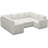 Seybert Modern U-Shaped Velvet Chenille Sectional Sofa For Living Room-2005509185