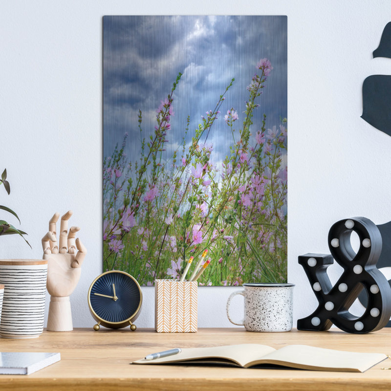 "Fleurs sauvages" par Dennis Frates, H 16 po x l 12 po