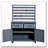 64.9'' H Large Patio Kitchen Island Solid Wood Kitchen Cart-125281754