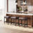 Modern Upholstered Counter Stools with Thick Wide Cushion-398662321-402587815