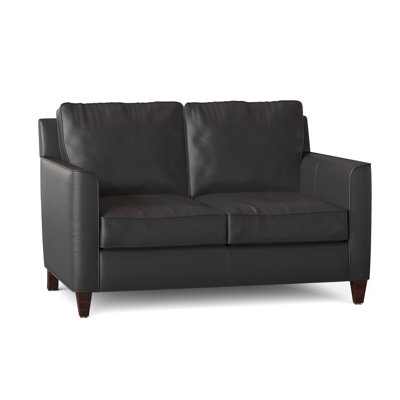 Yorba Leather Loveseat